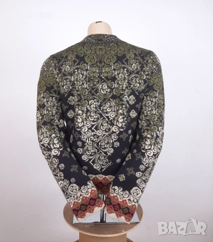 Ivko Jacquard Cardigan - Оригинална дамска жилетка размер 38 / M, снимка 5 - Жилетки - 53086471