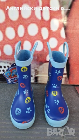 Английски детски гумени ботуши-Paw Patrol, снимка 6 - Детски боти и ботуши - 52190660