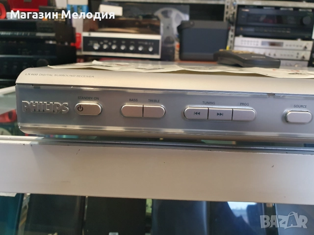 Ресийвър Philips LX600 Philips LX600 Digital Surround Receiver с оригинално дистанционно. В отлично , снимка 4 - Ресийвъри, усилватели, смесителни пултове - 44974098