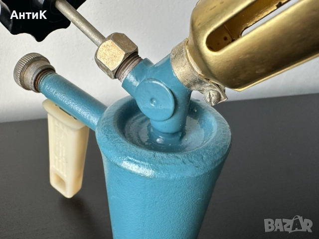 Соц Малка Бензинова Лампа ЛП-0.2 СССР, снимка 9 - Антикварни и старинни предмети - 52622441