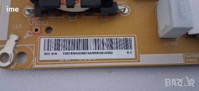 Power Board BN44-00807A, L55S6 FHS. Свален от LED Телевизор Samsung....., снимка 3 - Части и Платки - 51458906