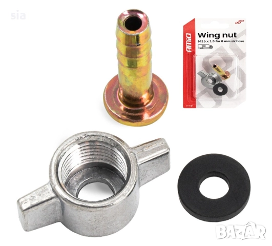 Гайка за компресор, резба M16, снимка 2 - Аксесоари и консумативи - 52934187