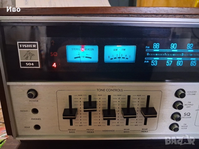 FISHER 504 (Квадрофоничен), снимка 10 - Ресийвъри, усилватели, смесителни пултове - 53817083