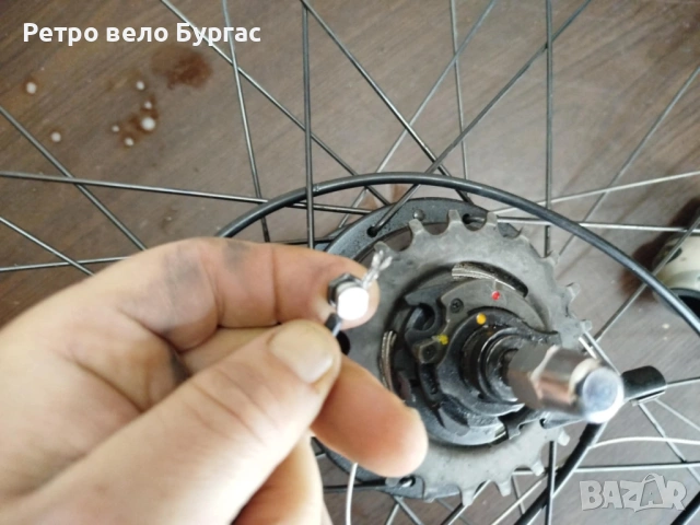 28 Цола капла с команда 8 скорости за велосипед Колело , снимка 2 - Части за велосипеди - 53520064