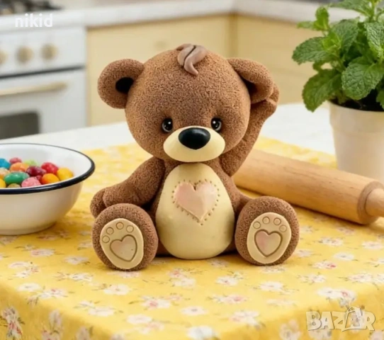 3D Мече с бретон силиконов молд форма фондан шоколад гипс свещ смола декорн