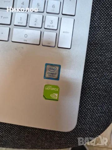 Лаптоп HP Intel Core i7-7500U NVIDIA GeForce 940MX 8GB DDR4 128GB SSD 1TB HDD, снимка 3 - Лаптопи за игри - 55964085