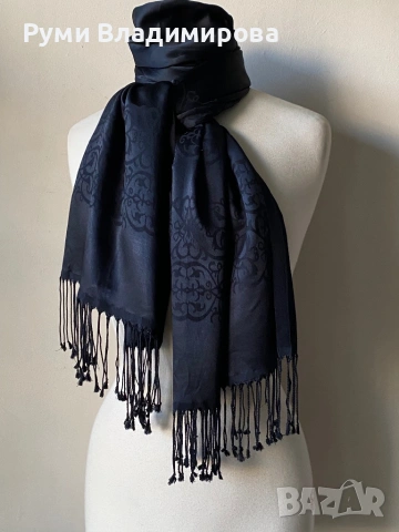 Черен шал/ различни видове, снимка 15 - Шалове - 53869317