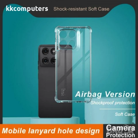 Motorola Moto G Stylus 5G 2025 IMAK Прозрачен Удароустойчив Калъф с Въздушни Възглавници + Скрийн Пр, снимка 3 - Калъфи, кейсове - 50582505