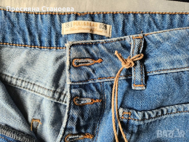 Дамски дънки Pull&Bear размер 28 , снимка 6 - Дънки - 52038467