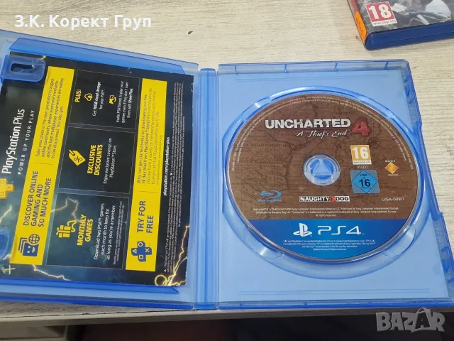Игра за PS4 Uncharted 4: A Thief's End, снимка 2 - Игри за PlayStation - 56066329