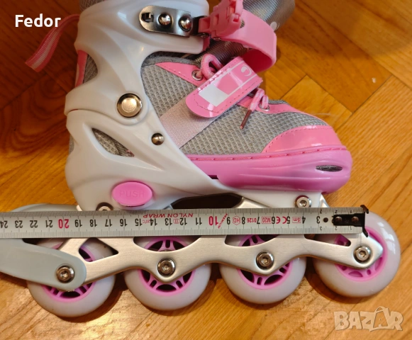 Ролери за деца 30-33 EU розови , снимка 7 - Ролери, кънки - 53632205
