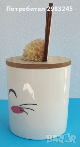 Кутия (чаша) със заешки ушички, снимка 4 - Декорация за дома - 53671965