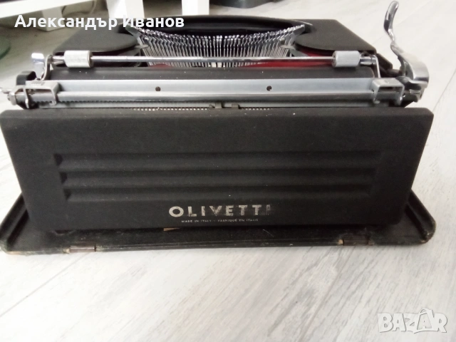 Италианска пишеща машина OLIVETTI 1940 г., снимка 7 - Антикварни и старинни предмети - 53569752
