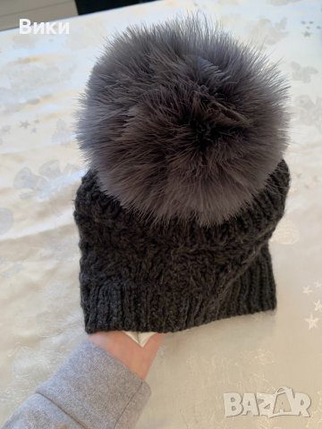 Шапка с пух seeberger оригинална, снимка 3 - Шапки - 39642008