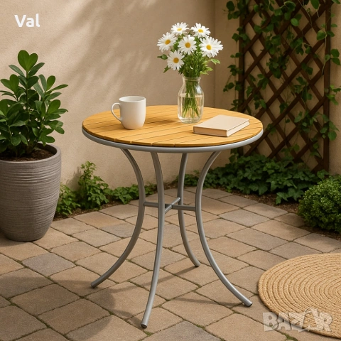 Маса Muhler Bistro Polywood, 70xH72см, снимка 5 - Маси - 53643158