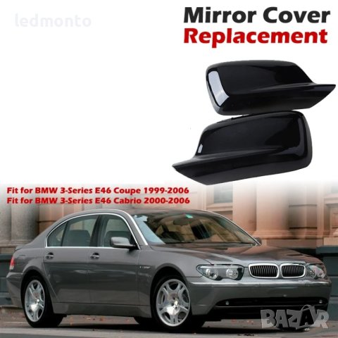 тунинг капаци огледала  е46 купе странично огледало за бмв E46 Coupe bmw e46 Coupe, снимка 1