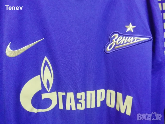 Зенит Санкт Петербург Nike оригинална тениска фланелка трети екип 2017/2018 Zenit размер XL Русия, снимка 5 - Тениски - 52900653