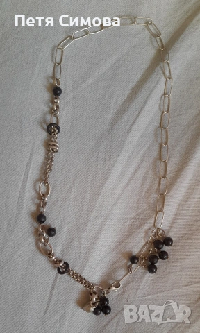 сребърно колие 