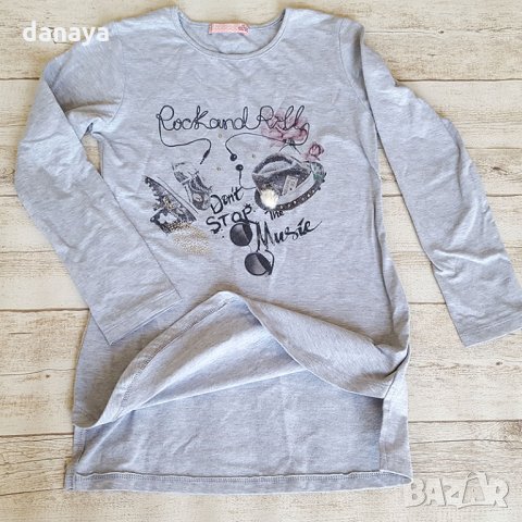 Детска блузка за момиче туника 8-9 год, снимка 2 - Детски Блузи и туники - 33854502