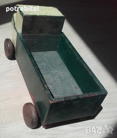 Старо дървено камионче от 30-те години на ХХ век, снимка 2 - Антикварни и старинни предмети - 41666432