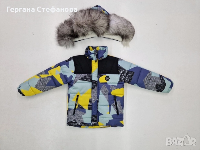 Нов модел!! Зимно яке с естествен пух  Фирма Деги Размери-86,92,98,104,110,116 Цена-80 лв, снимка 2 - Детски якета и елеци - 52459349