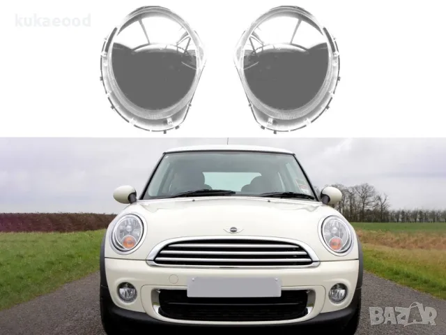 Стъкла за фарове на Mini Coupe R58 & Roadster R59 - Halogen, снимка 4 - Части - 47544512