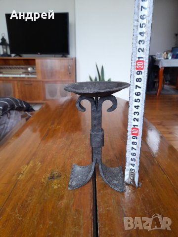 Стар свещник #12, снимка 3 - Други ценни предмети - 38639317