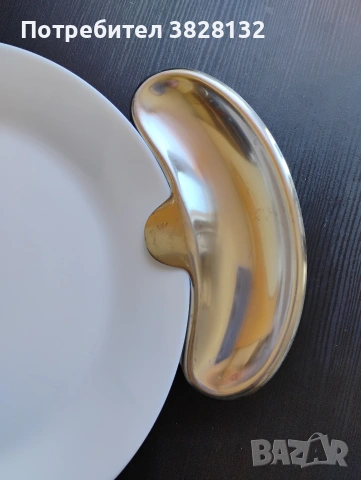 помощна чинийка от хром, снимка 3 - Чинии - 53833085