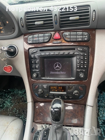 На части може и цяла  Mercedes w203/ C320.218к.с / Бензин автомат / С перфектен мотор и скорости мож, снимка 3 - Автомобили и джипове - 52309452