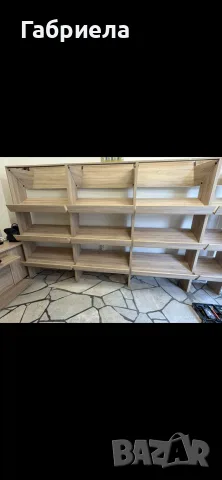 Дървени стелажи , снимка 3 - Стелажи и щандове - 55905633