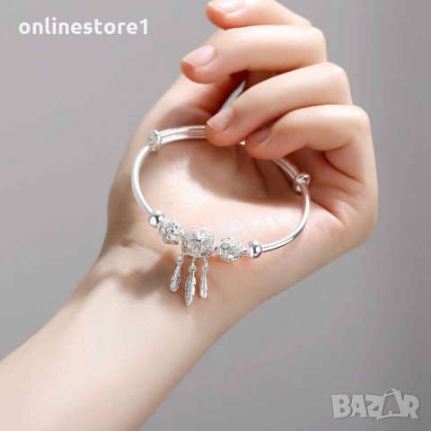 Сребърна гривна 925 - Пандора пътешествие BGR136, снимка 8 - Гривни - 36105296