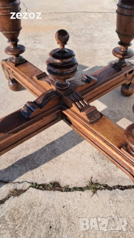 Маса антикварна масив №120, снимка 8 - Маси - 51854181