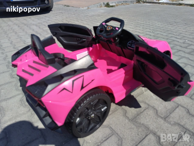 DC Акумулаторна кола CORDOBA розова, снимка 8 - Детски велосипеди, триколки и коли - 53569554