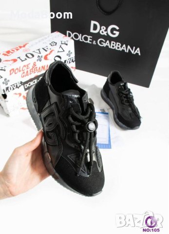 ✨🖤Dolce & Gabbana черни дамски маратонки🖤✨, снимка 2 - Маратонки - 44280071