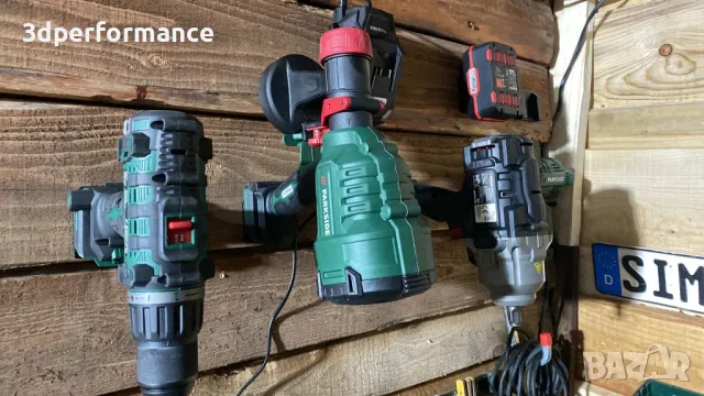Холдъри за батерии и инструменти Makita, DeWalt, Parkside, Einhell, Bosch , Milwaukee, Metabo, снимка 4 - Други инструменти - 48492202