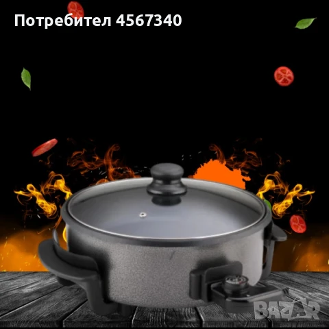 Електрически тиган за пица , снимка 1