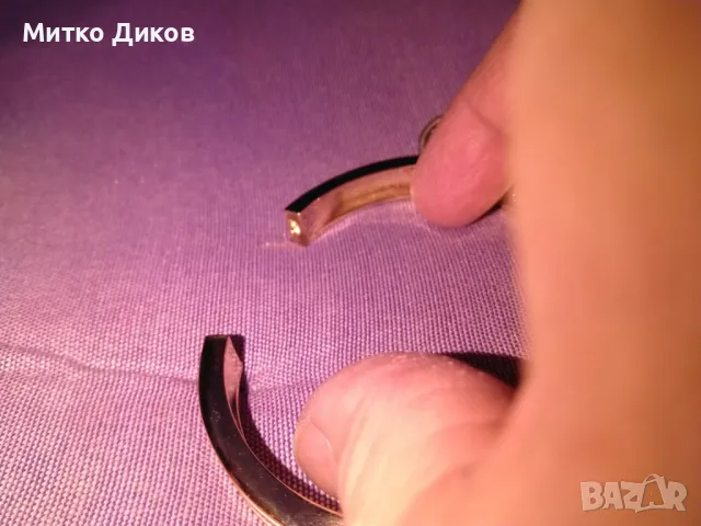 Женска гривна позлатена емайлирана тип Сваровски с висулка нова, снимка 7 - Гривни - 49923509