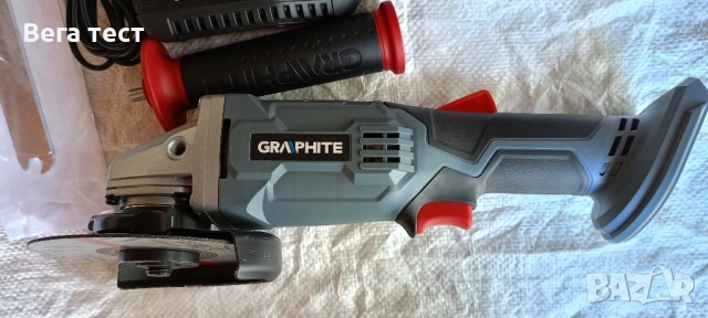 Акумулаторен Ъглошлайф GRAPHITE + подарък , снимка 4 - Други инструменти - 51431540