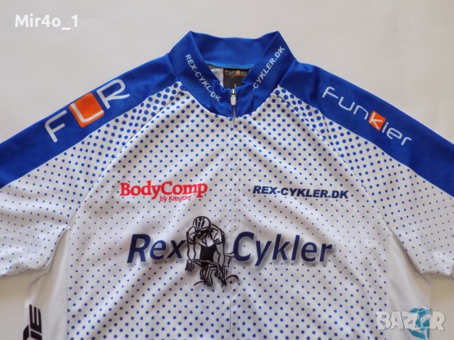 вело джърси funkier тениска елек шосейно колоездене мъжко оригинално L, снимка 3 - Спортни дрехи, екипи - 41387456