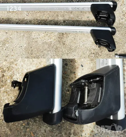 Оригинални алуминиеви напречни греди за AUDI A6 F4 C6 Avant рейки багажник, снимка 2 - Аксесоари и консумативи - 50139970