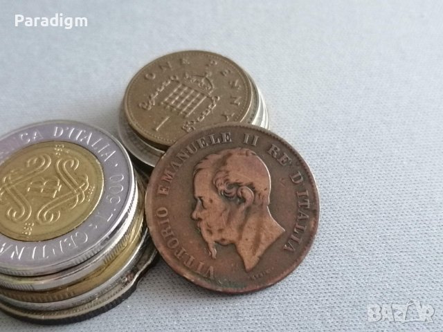 Монета - Италия - 5 чентесими | 1861г., снимка 2 - Нумизматика и бонистика - 39312146