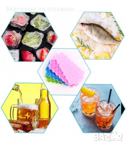 ФОРМА ЗА ЛЕД, СИЛИКОНОВА ПЧЕЛНА ПИТА - код 2959, снимка 6 - Форми - 34142519