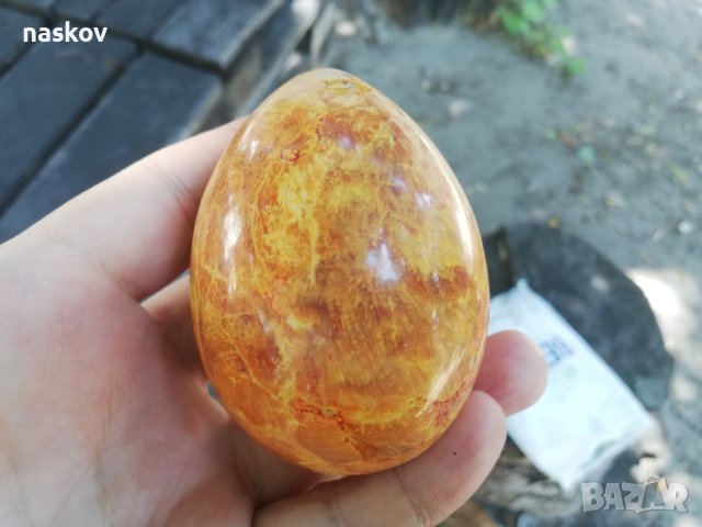 Изключителни яйца от Тюркоаз, Хелиодор, Орпимент с Реалгар, снимка 3 - Колекции - 30467847