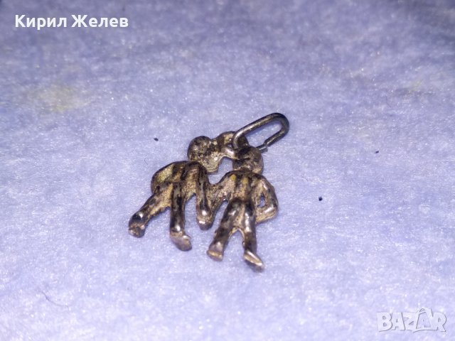 СТАР ФИГУРАЛЕН СРЕБЪРЕН МЕДАЛЬОН ВИСОКА ПРОБА СРЕБРО ЗОДИЯ БЛИЗНАЦИ МАЙСТОРСКА ИЗРАБОТКА 27272, снимка 7 - Антикварни и старинни предмети - 39308495
