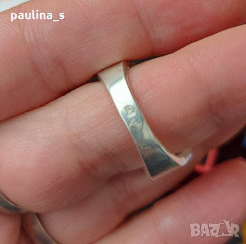 Два различни броя / Винтидж Сребърен пръстен с Гранати и Цитрини и с гранат / проба 925  , снимка 6 - Пръстени - 23991114