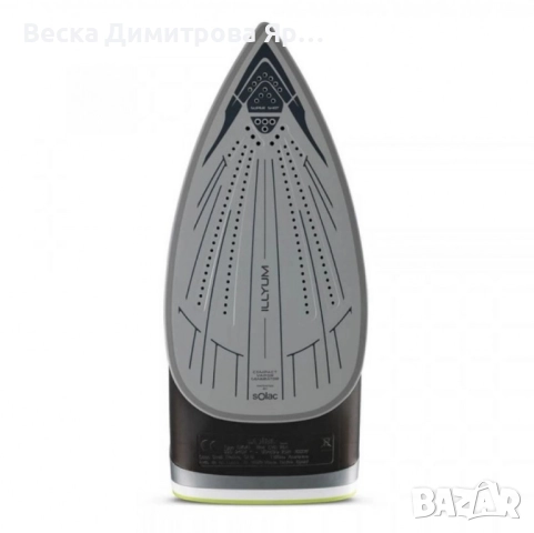 Ютия Solac Intelligent Evolution Sensor – 2800W, Illyum плоча, 190 g/min парен удар, Eco/Turbo, снимка 6 - Ютии - 51537603