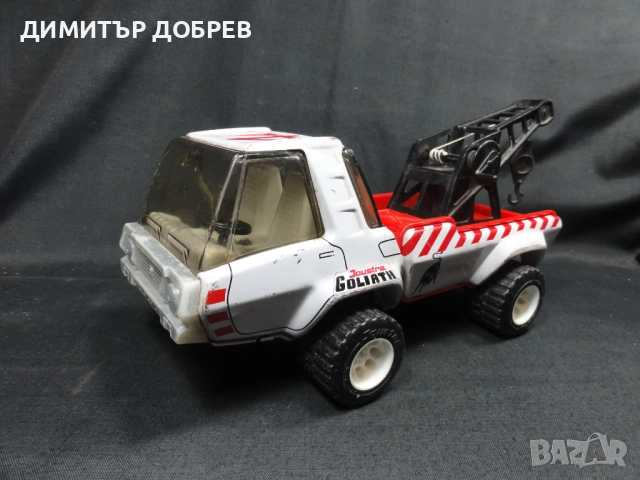 СТАРА РЕТРО МЕТАЛНА ИГРАЧКА КАМИОН ПЪТНА ПОМОЩ JOUSTRA FRANCE