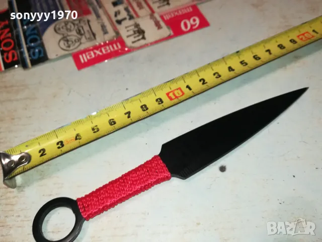 КАМА-НОЖ С ЧЕРВЕНА ОПЛЕТКА 1303250716, снимка 7 - Ножове - 49473586