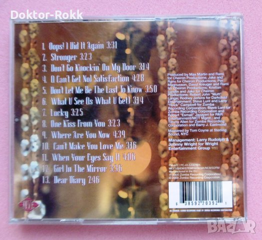 Britney Spears - Oops!... I Did It Again (2000, CD), снимка 2 - CD дискове - 42284302