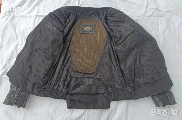 Ново кожено яке Harley Davidson L / Харлей Дейвидсън, снимка 3 - Якета - 56182432